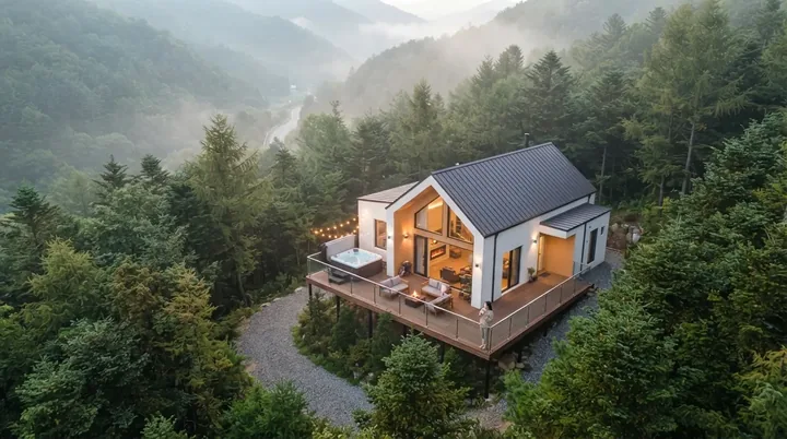 숲온 스테이 펜션 · 감성 홈페이지 제작 사례